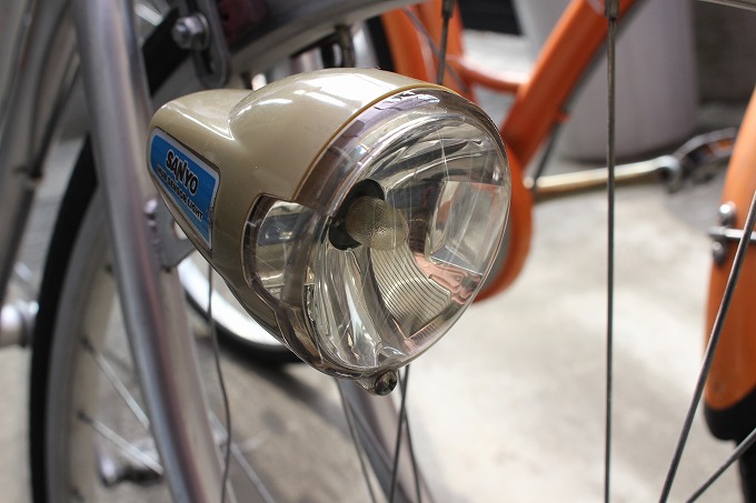 自転車用ライト 自家発電 ledに球交換